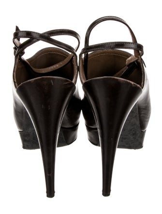 Lanvin Leather Slingback Pumps