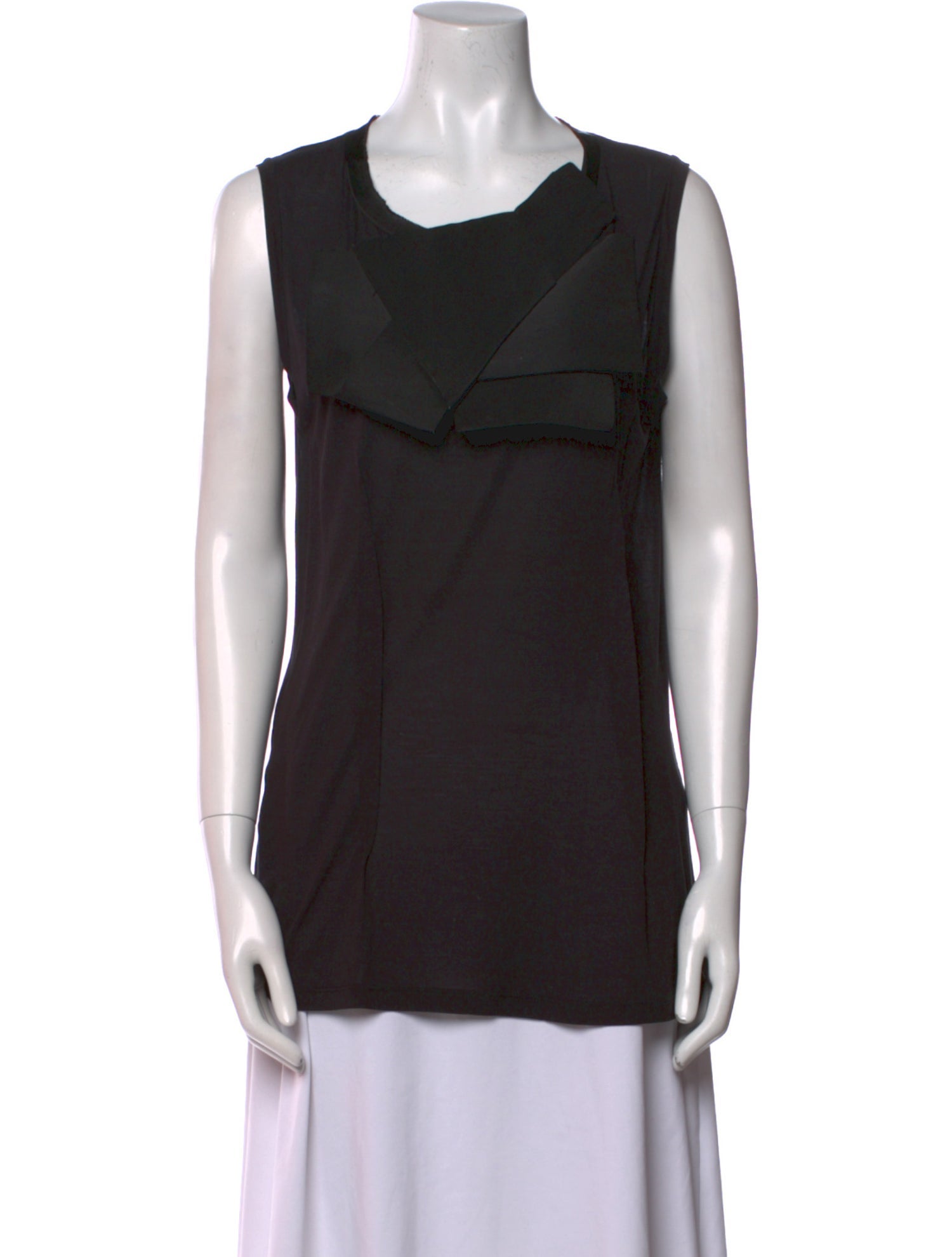 Lanvin Wool Scoop Neck Top
