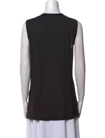 Lanvin Wool Scoop Neck Top