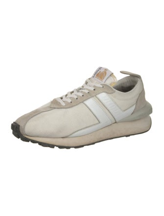 Lanvin Mesh Colorblock Pattern Athletic Sneakers