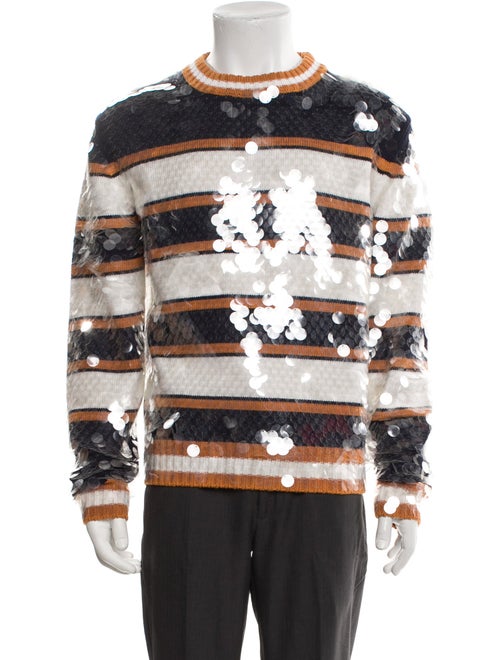 Lanvin Merino Wool Striped Pullover