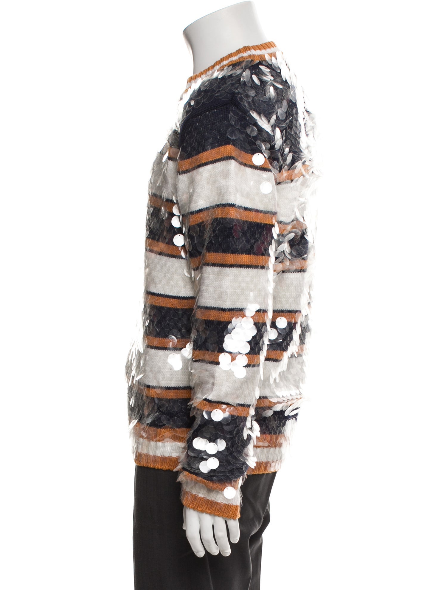 Lanvin Merino Wool Striped Pullover