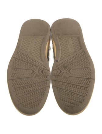 Lanvin Suede Printed Sneakers