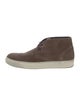 Lanvin Suede Boat Shoes