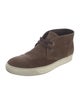 Lanvin Suede Boat Shoes