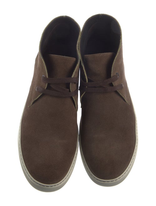 Lanvin Suede Boat Shoes