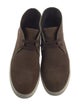 Lanvin Suede Boat Shoes