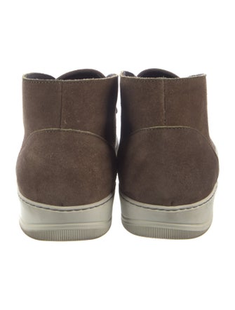 Lanvin Suede Boat Shoes