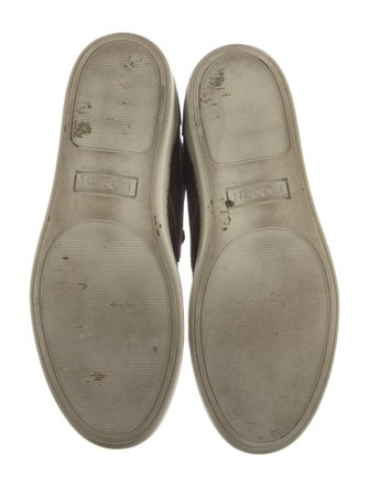 Lanvin Suede Boat Shoes
