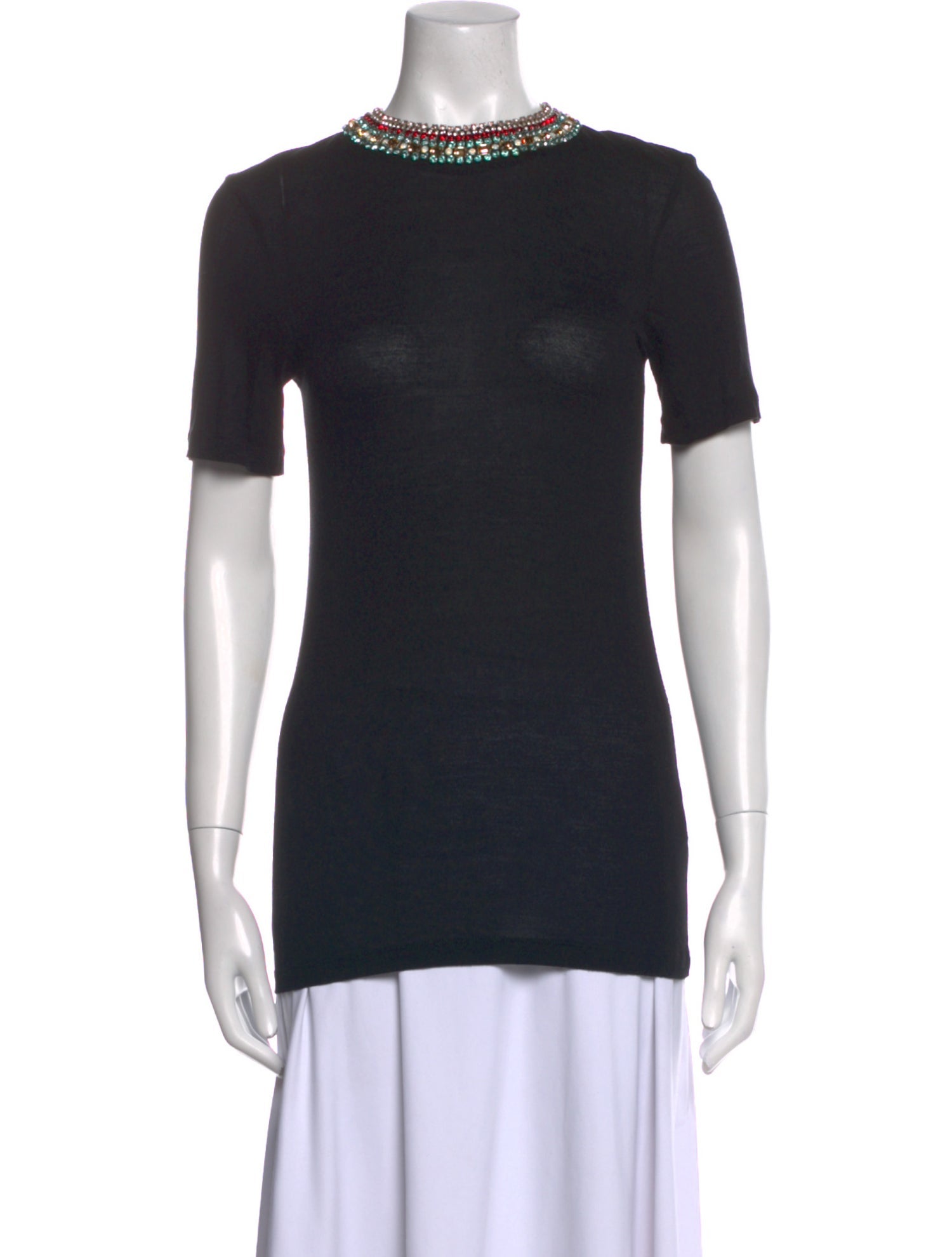 Lanvin Wool Crew Neck T-Shirt