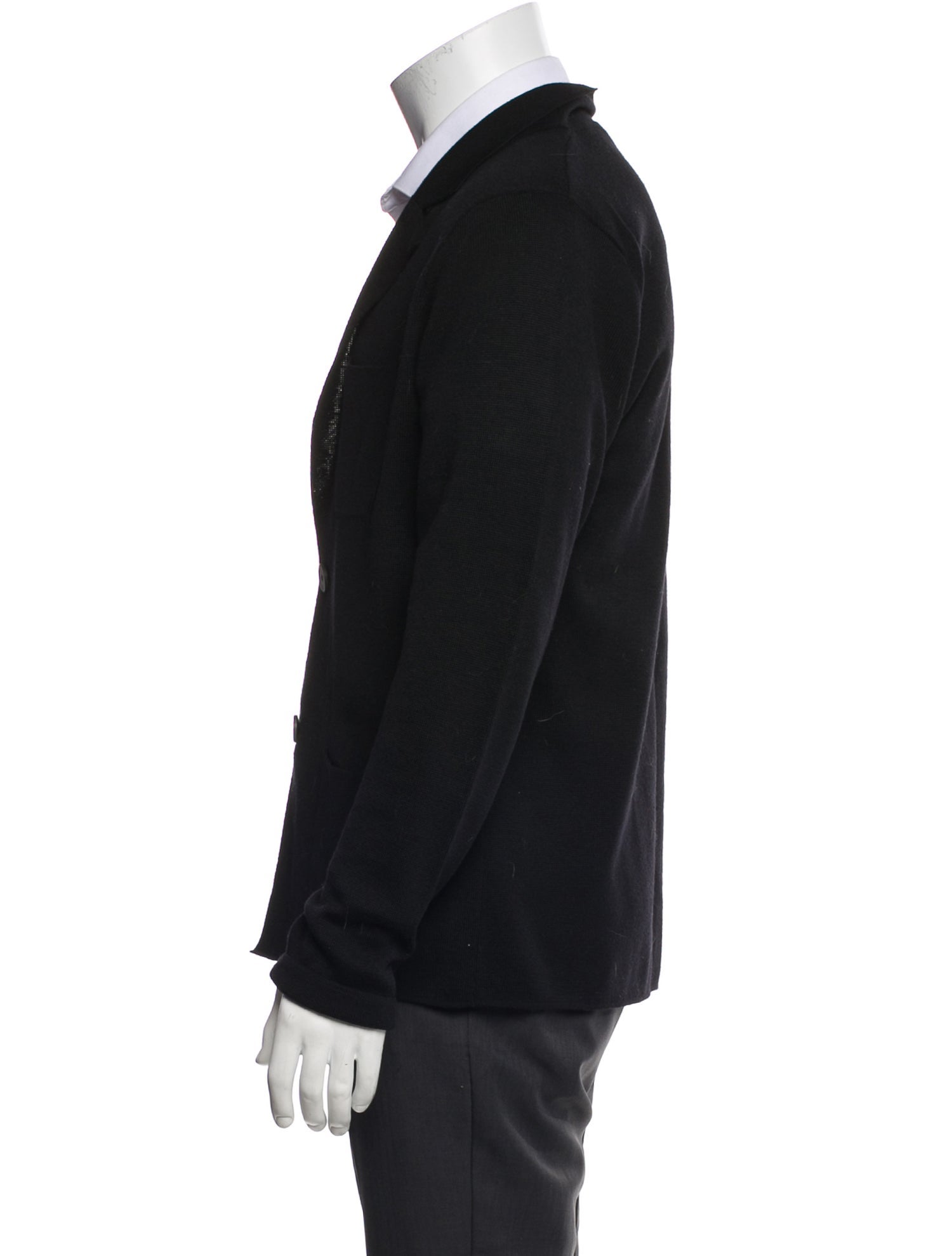 Lanvin Merino Wool V-Neck Cardigan