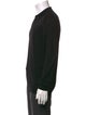 Lanvin Wool Mock Neck Polo Sweater