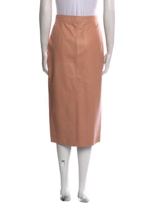 Lanvin Lambskin Knee-Length Skirt