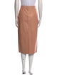 Lanvin Lambskin Knee-Length Skirt