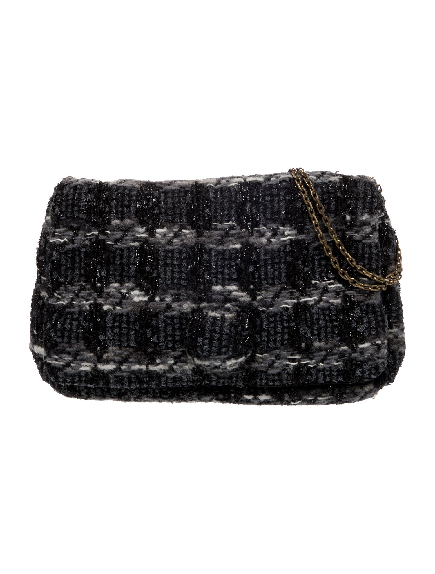 Lanvin Tweed Top Handle Bag