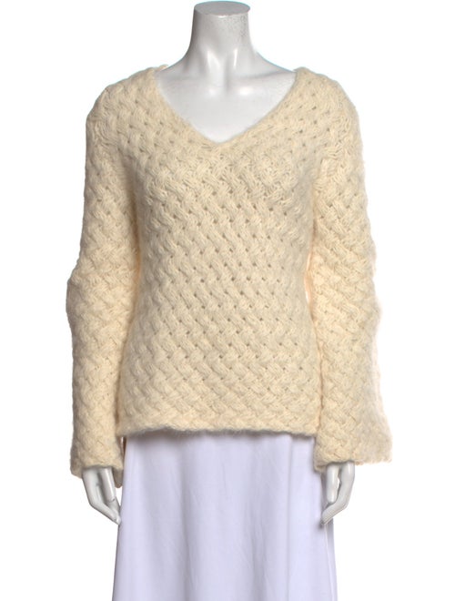 Lanvin Wool V-Neck Sweater