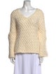 Lanvin Wool V-Neck Sweater