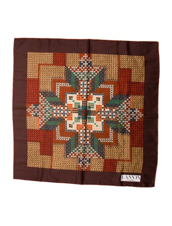 Lanvin Silk Printed Scarf