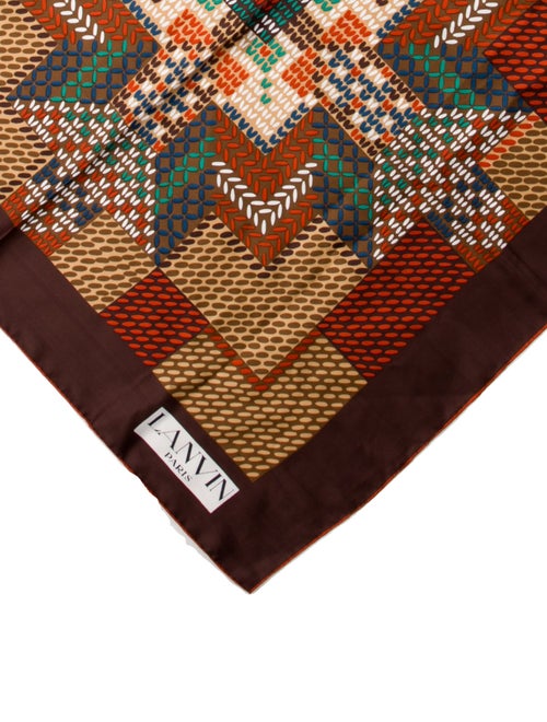 Lanvin Silk Printed Scarf