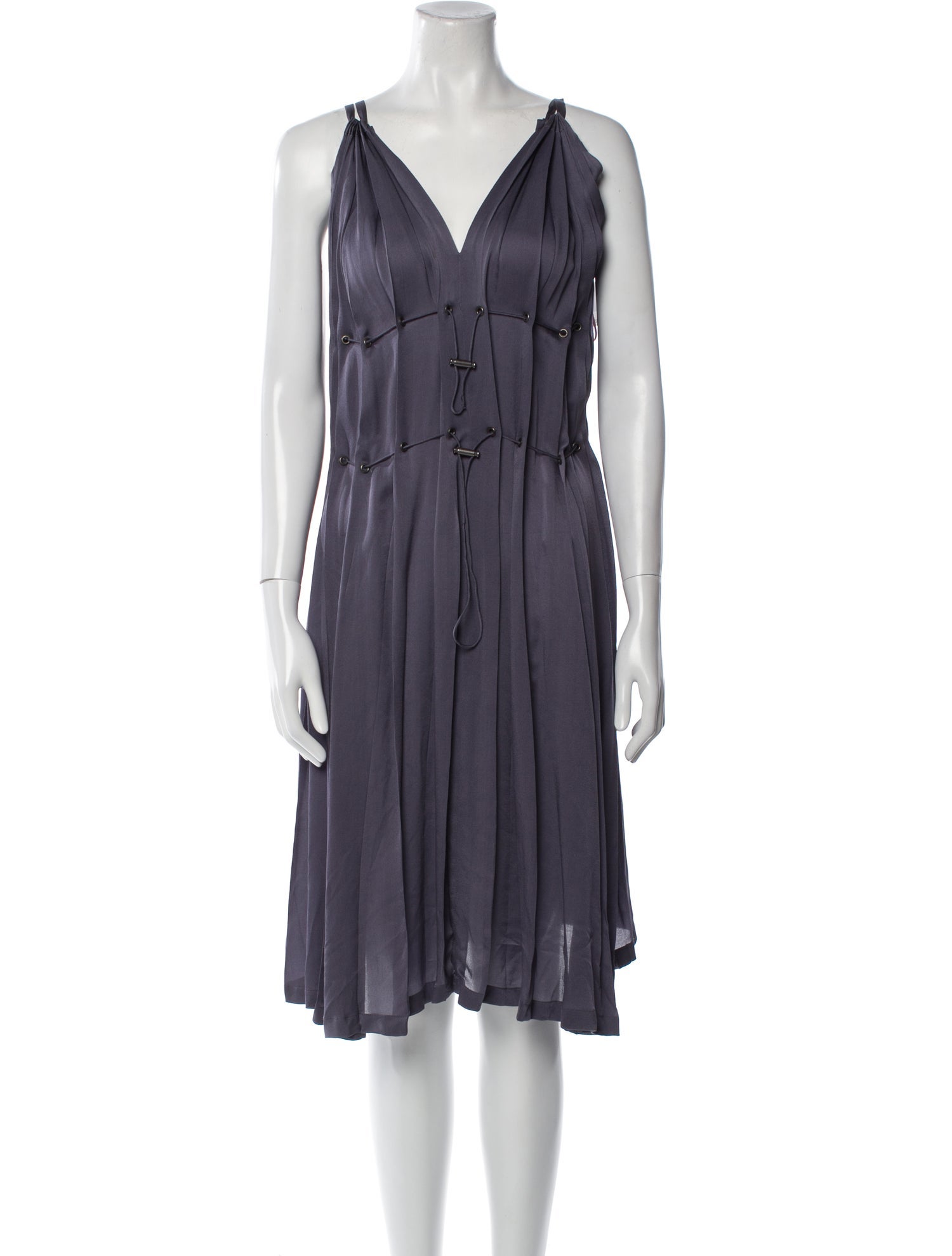 Lanvin Silk Midi Length Dress