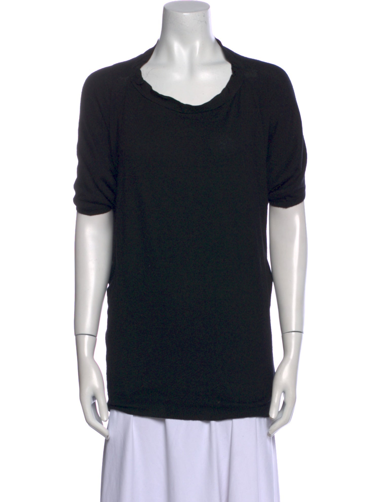 Lanvin Cashmere Square Neckline Sweater