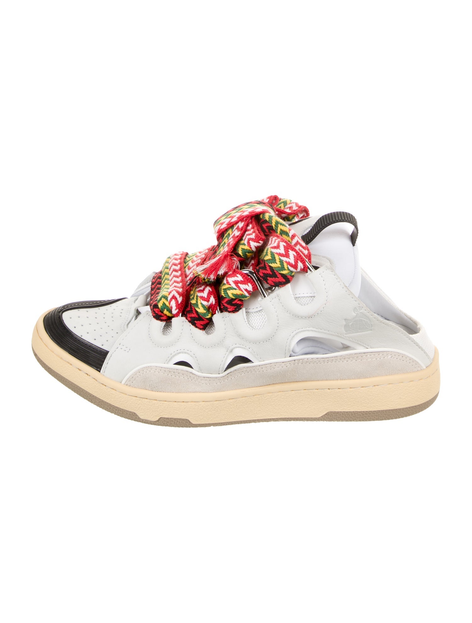 Lanvin Leather Printed Sneakers