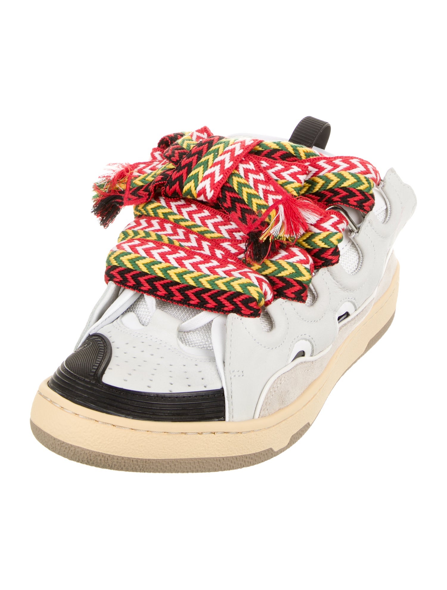 Lanvin Leather Printed Sneakers