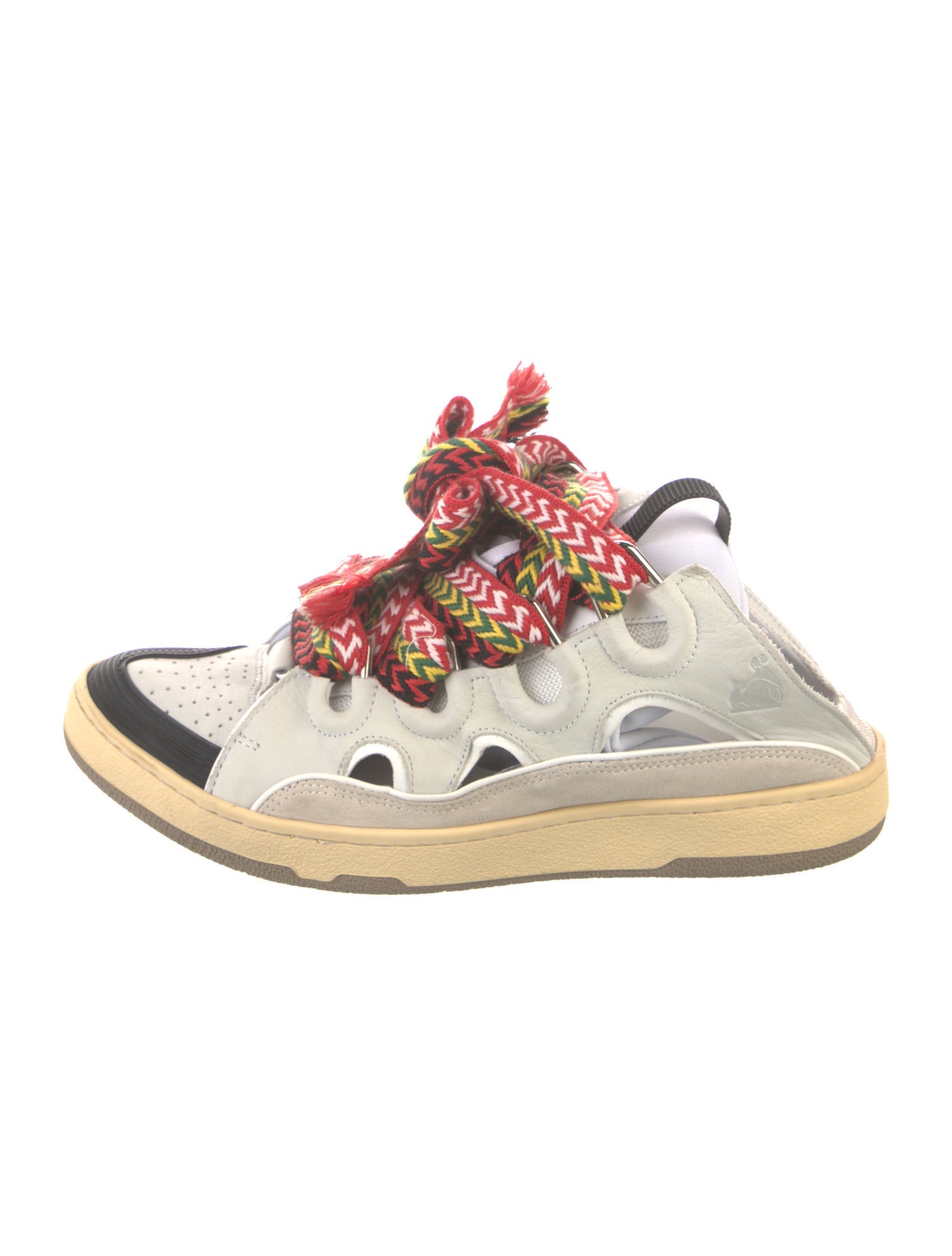 Lanvin Leather Printed Sneakers