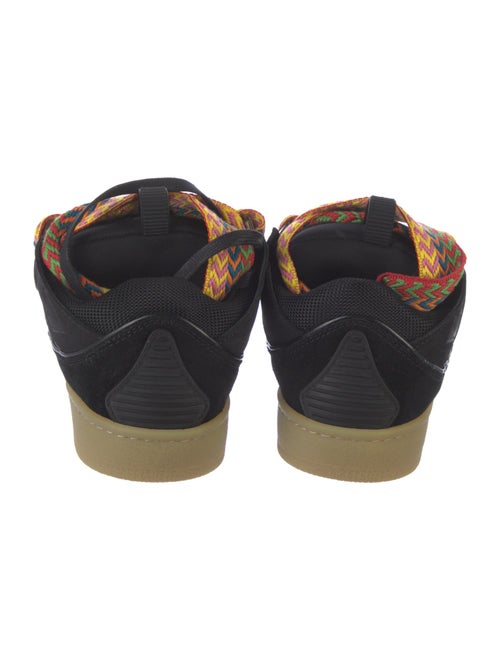 Lanvin Suede Printed Sneakers