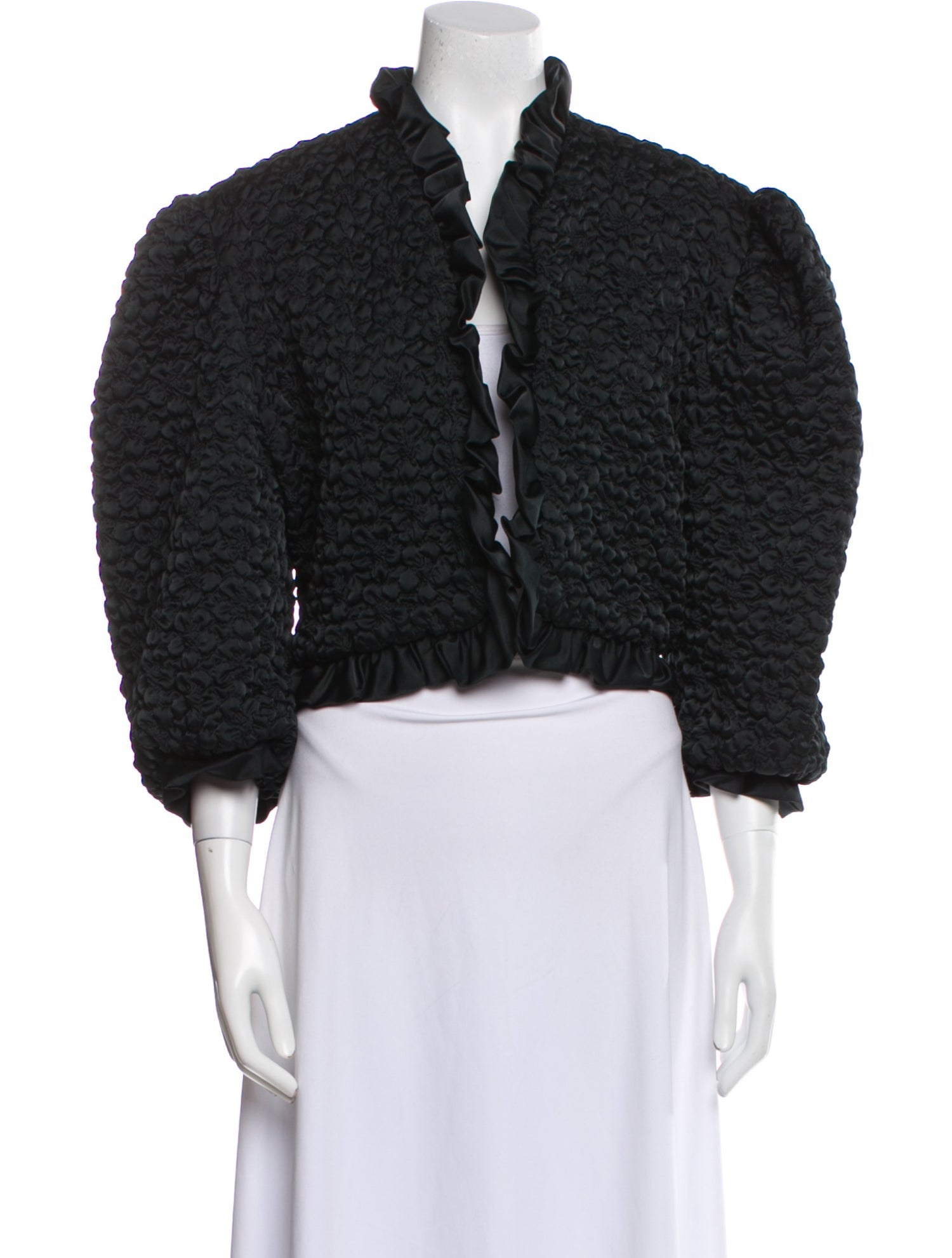 Lanvin Vintage 1980's Faux Fur Jacket