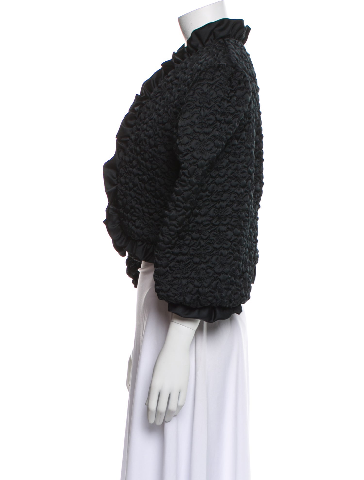 Lanvin Vintage 1980's Faux Fur Jacket