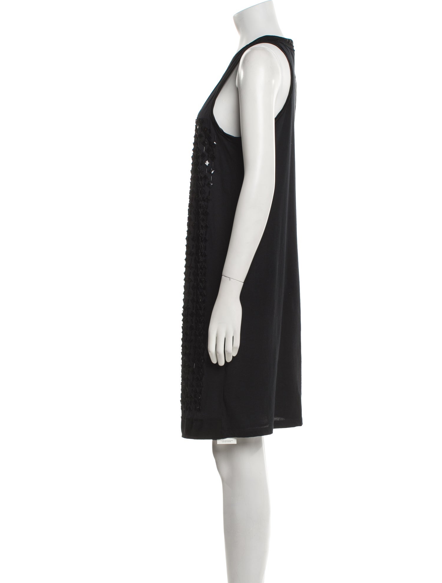 Lanvin Scoop Neck Mini Dress