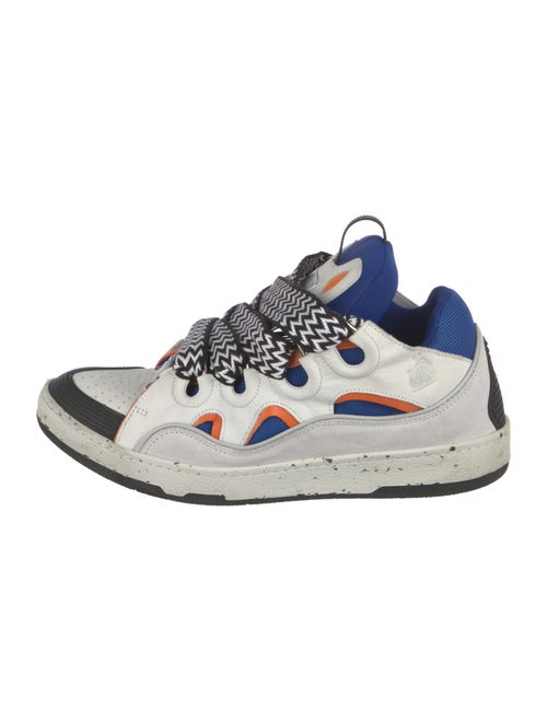 Lanvin Leather Printed Sneakers