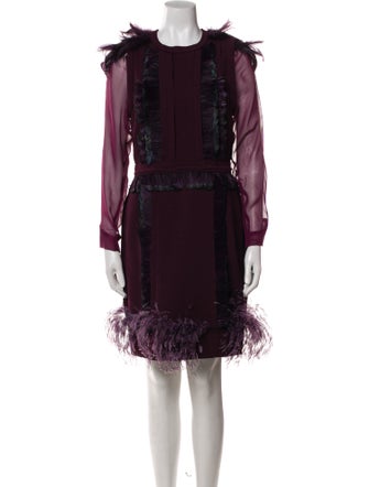 Lanvin Wool Mini Dress