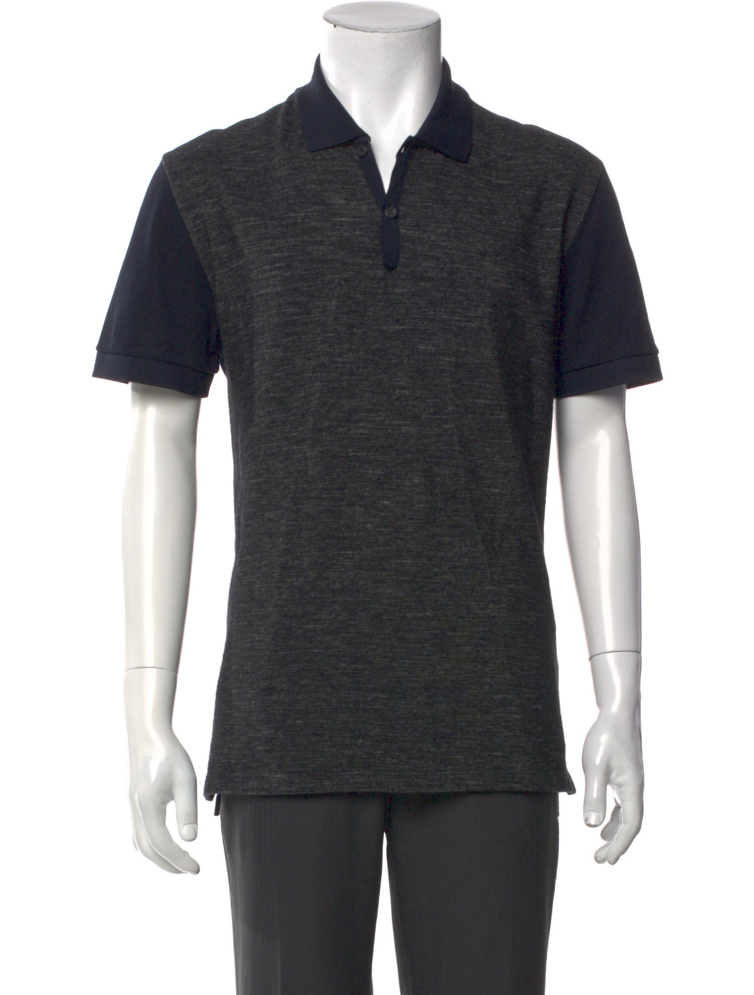 Lanvin Crew Neck Short Sleeve Polo Shirt