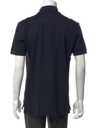 Lanvin Crew Neck Short Sleeve Polo Shirt