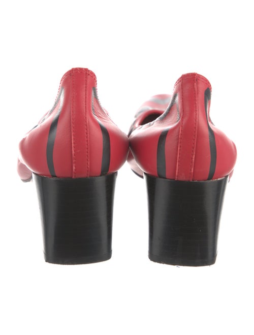 Lanvin Leather Printed Pumps