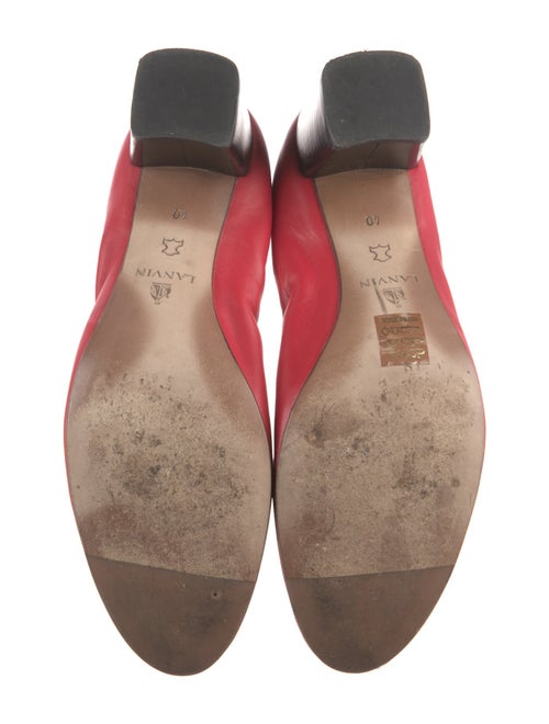 Lanvin Leather Printed Pumps