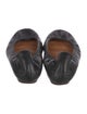Lanvin Leather Animal Print Ballet Flats