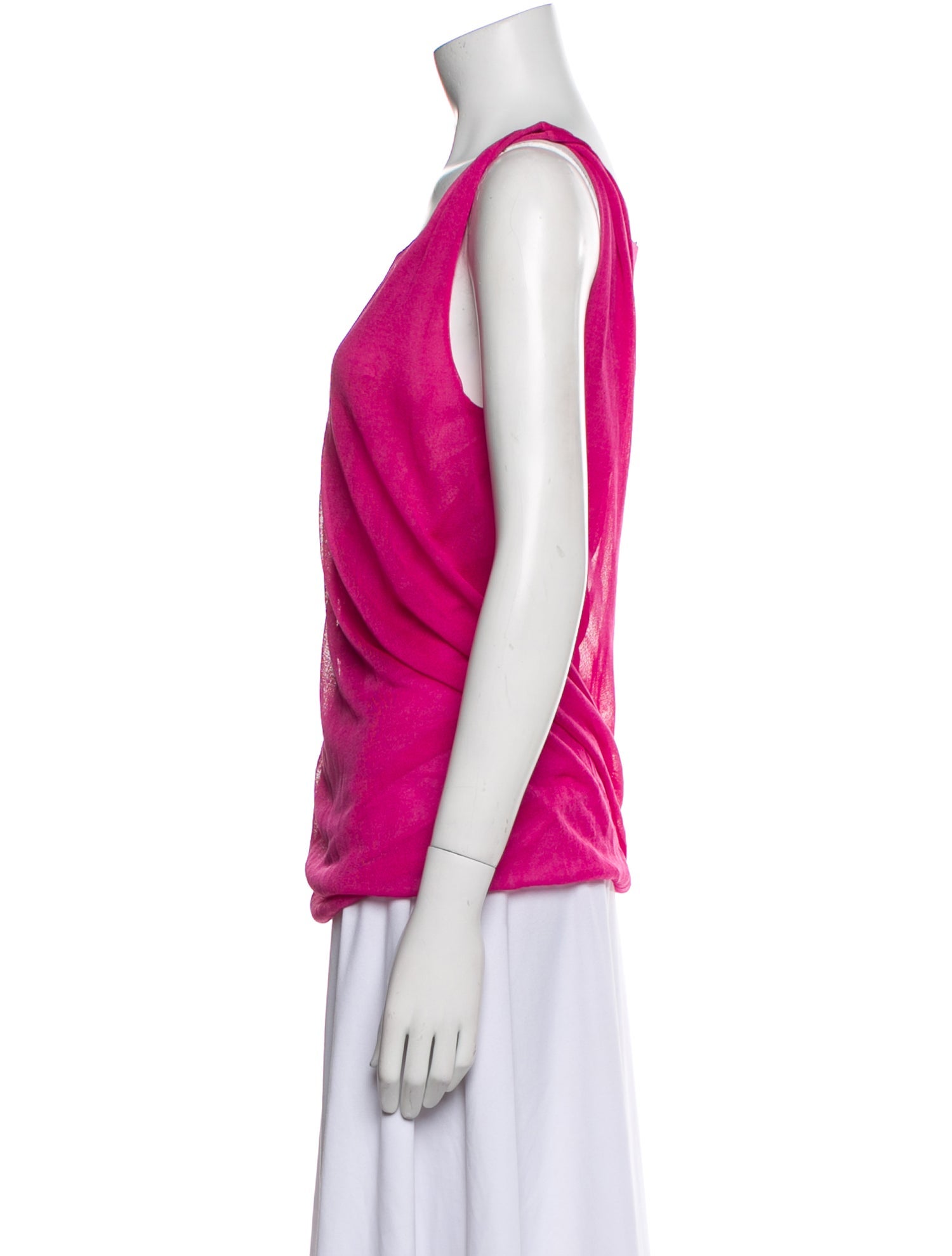 Lanvin Scoop Neck Sleeveless Top