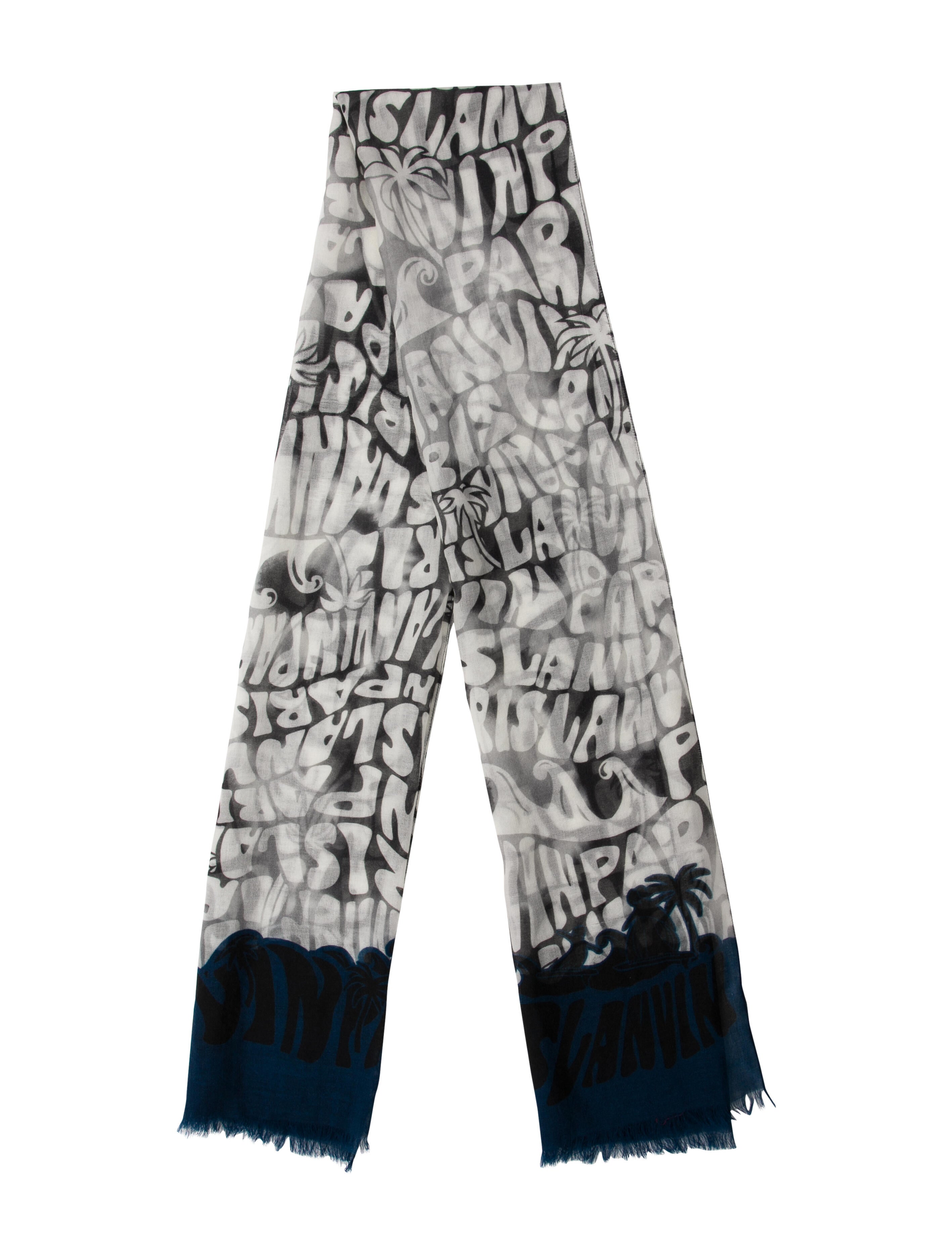 Lanvin Silk Printed Scarf