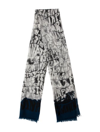 Lanvin Silk Printed Scarf