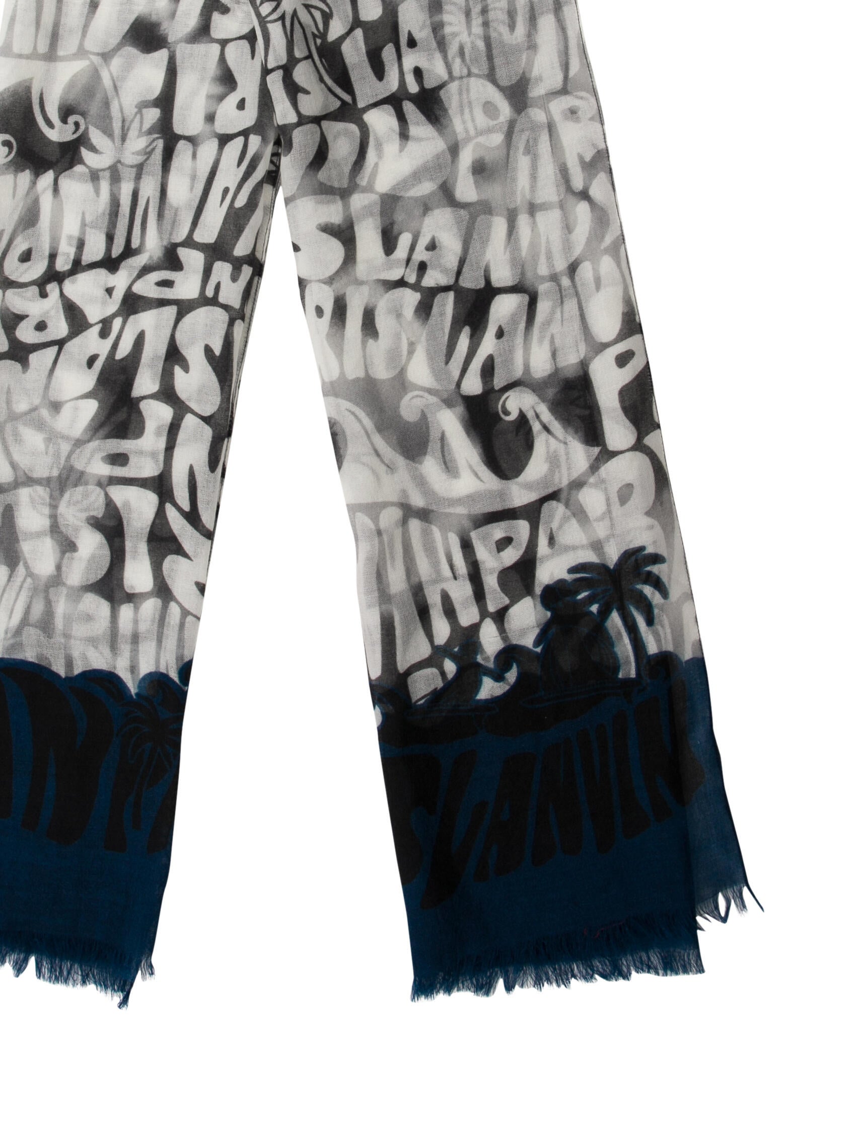 Lanvin Silk Printed Scarf