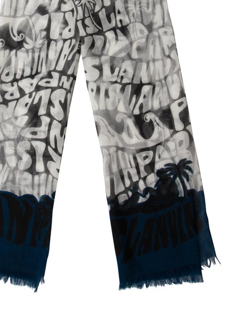 Lanvin Silk Printed Scarf
