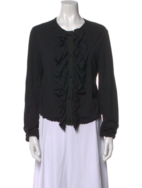 Lanvin Wool Crew Neck Blouse