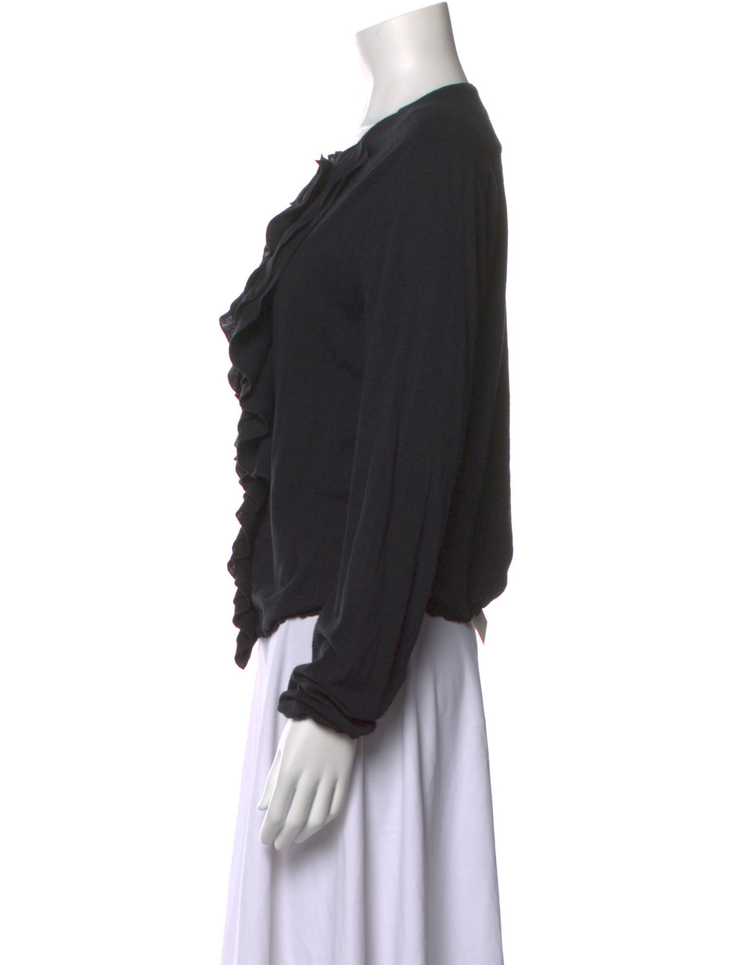 Lanvin Wool Crew Neck Blouse