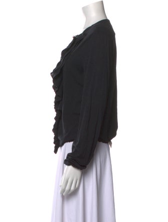 Lanvin Wool Crew Neck Blouse