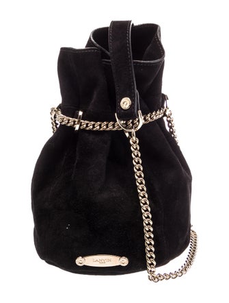 Lanvin Suede Bucket Bag