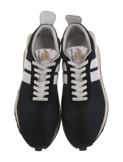 Lanvin Mesh Printed Athletic Sneakers