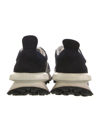 Lanvin Mesh Printed Athletic Sneakers